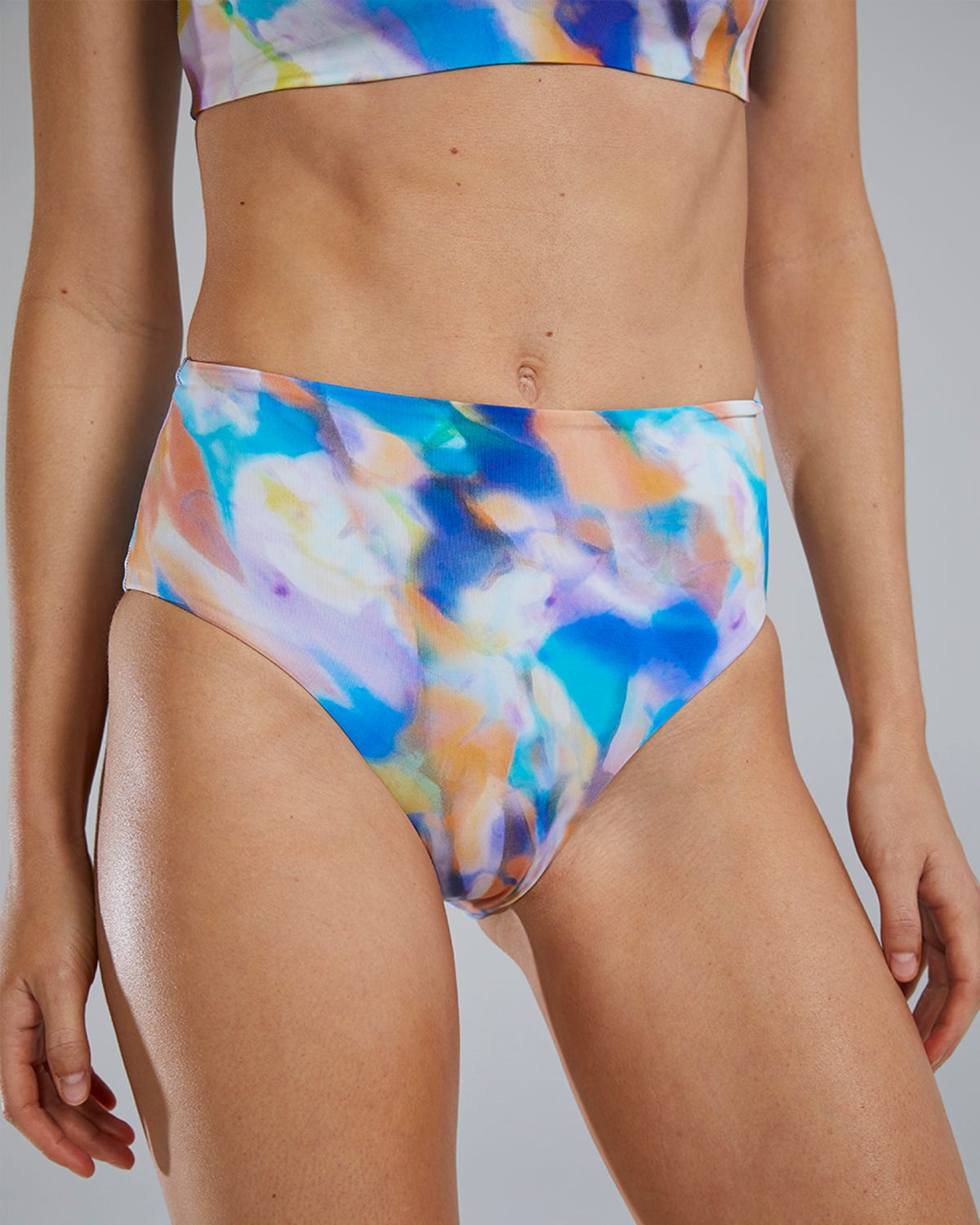 TYR Women's Arielle High Waisted Bikini Bottom - Tempera