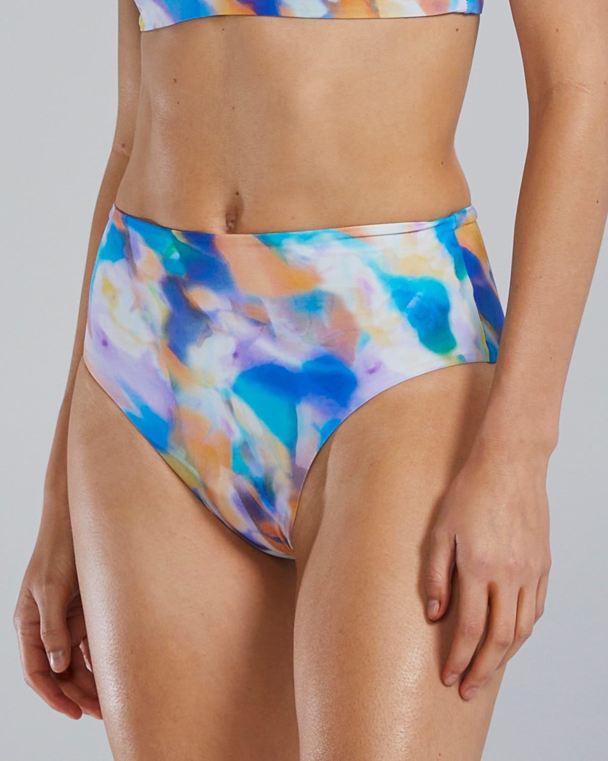 TYR Women's Arielle High Waisted Bikini Bottom - Tempera