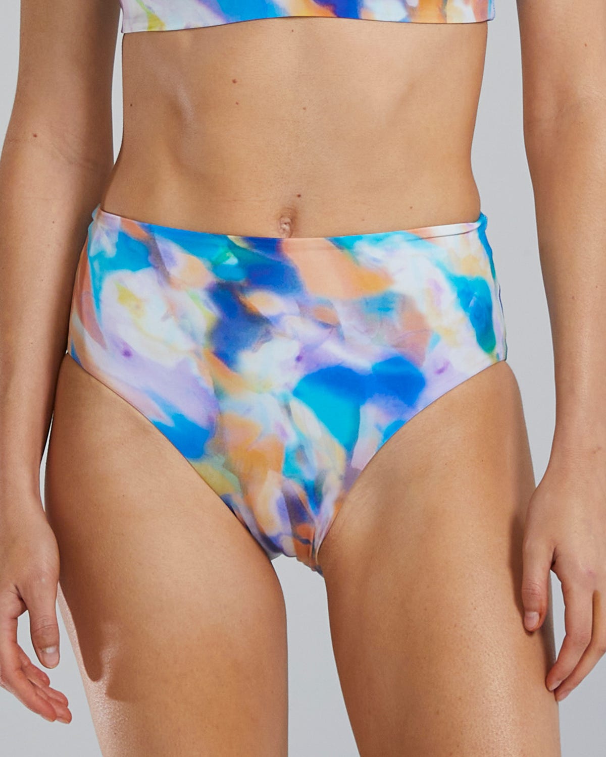 TYR Women's Arielle High Waisted Bikini Bottom - Tempera
