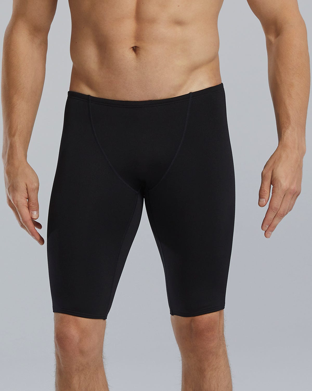 TYR Durafast Elite® Men's Large Logo Jammer Swimsuit - Solid