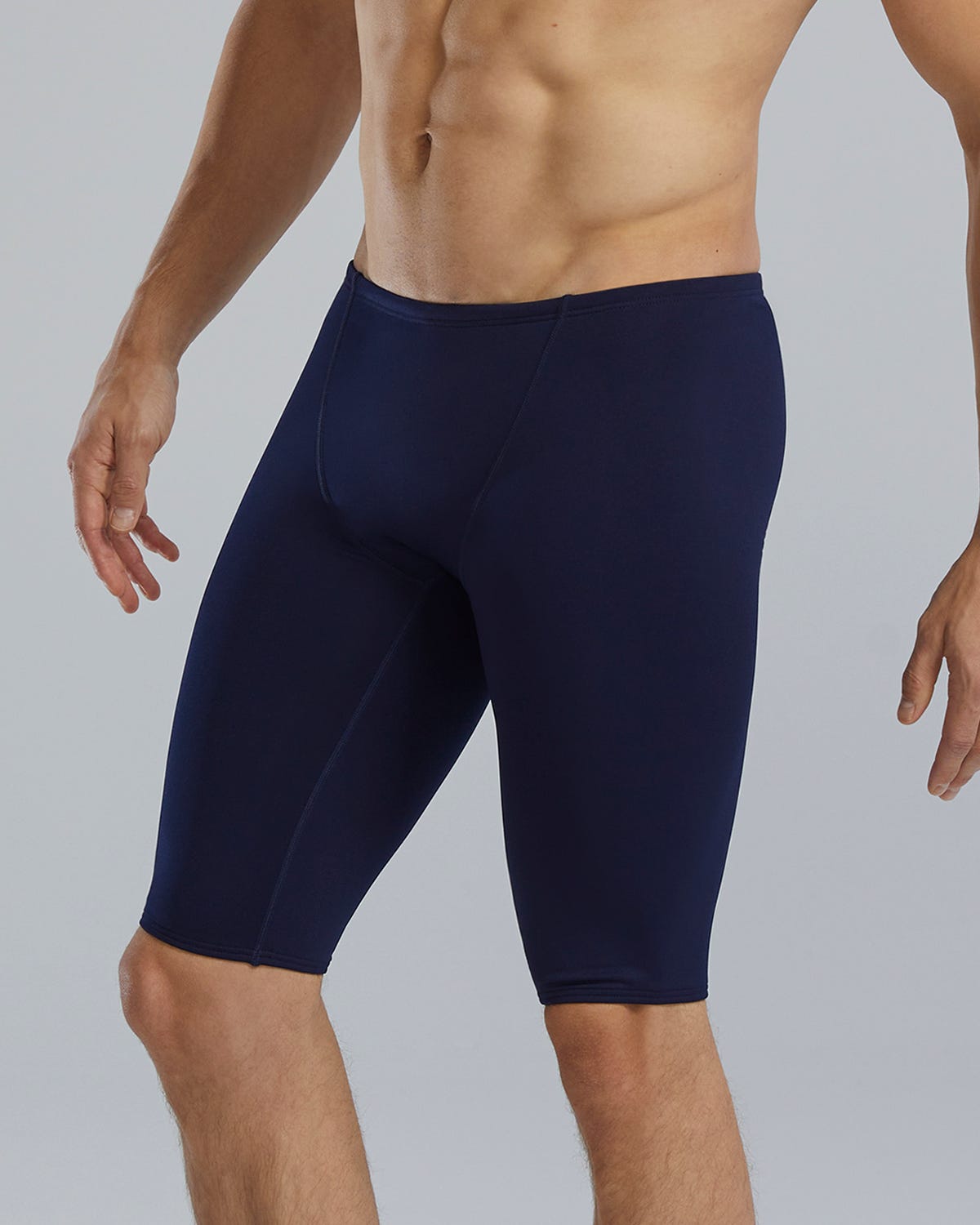 TYR Durafast Elite® Men's Large Logo Jammer Swimsuit - Solid