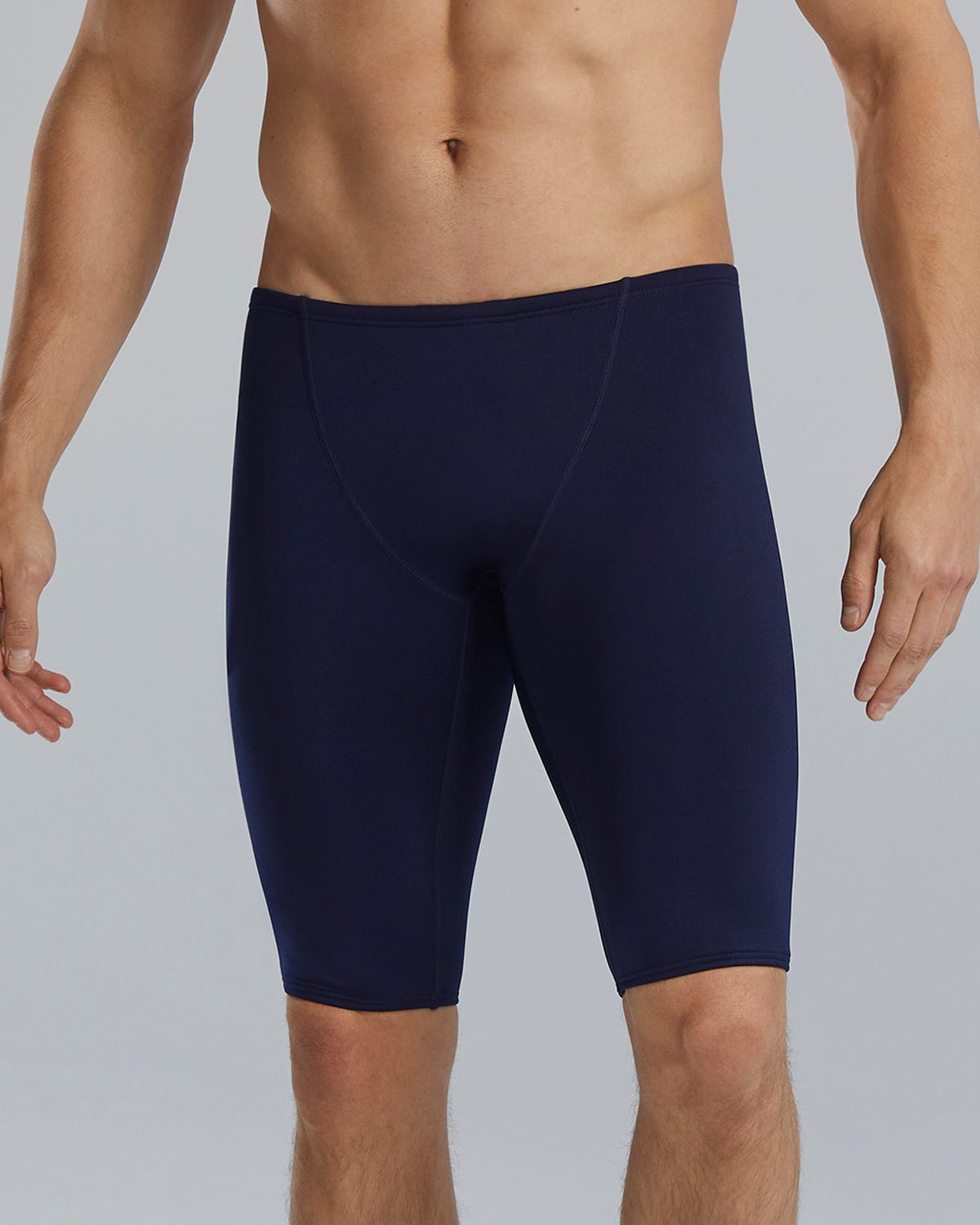 TYR Durafast Elite® Men's Large Logo Jammer Swimsuit - Solid