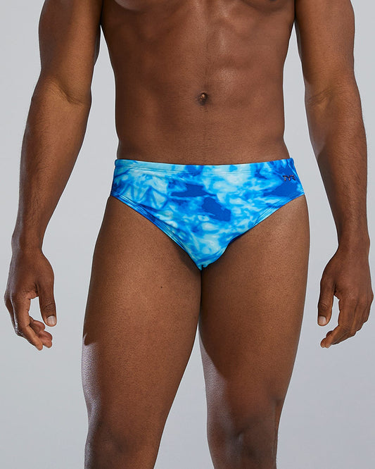 TYR Durafast Elite® Men's Brief Swimsuit - Azultec