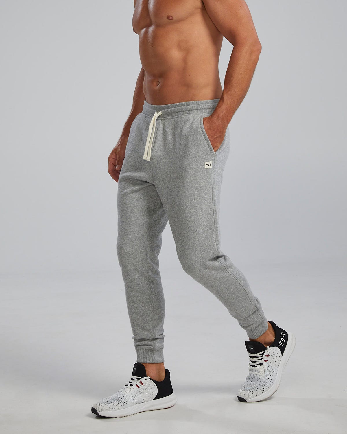 TYR Men's UltraSoft Heavyweight Terry Jogger- Solid