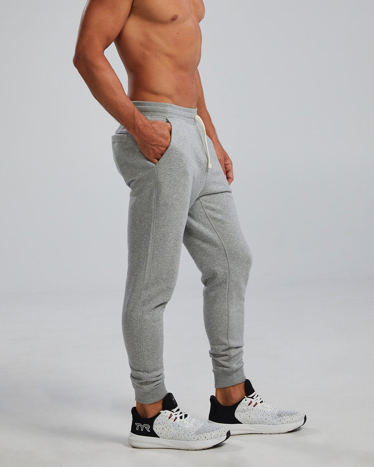 TYR Men's UltraSoft Heavyweight Terry Jogger- Solid