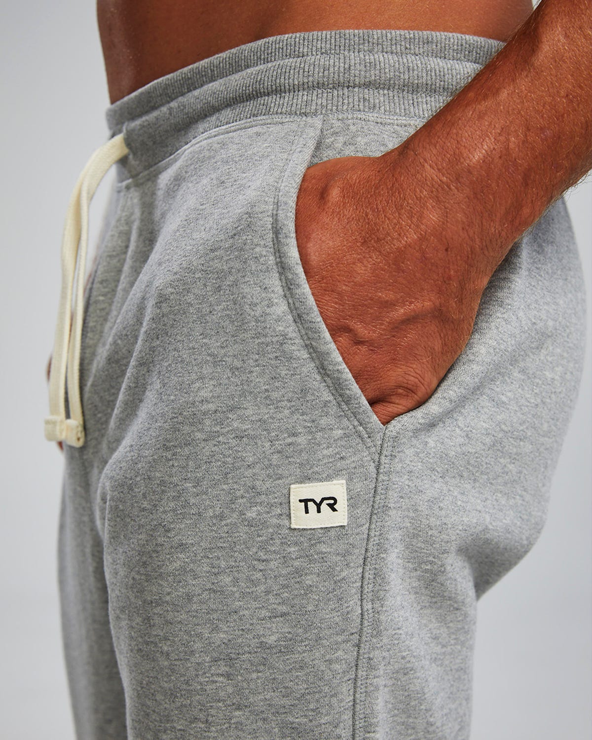 TYR Men's UltraSoft Heavyweight Terry Jogger- Solid