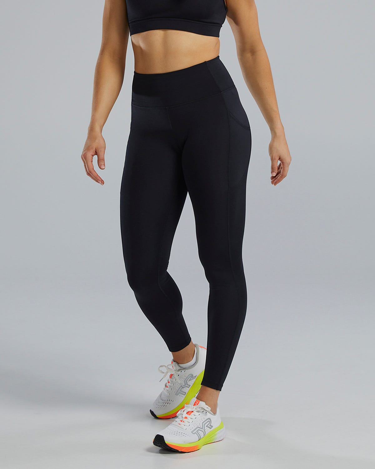TYR Base Kineticª Women's High-Rise 28" Pocket Leggings - Solid