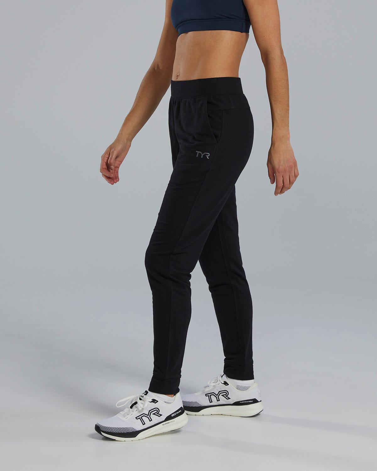 TYR UltraSoftWomen's Midweight Terry A.M. Joggers - Solid / Heather