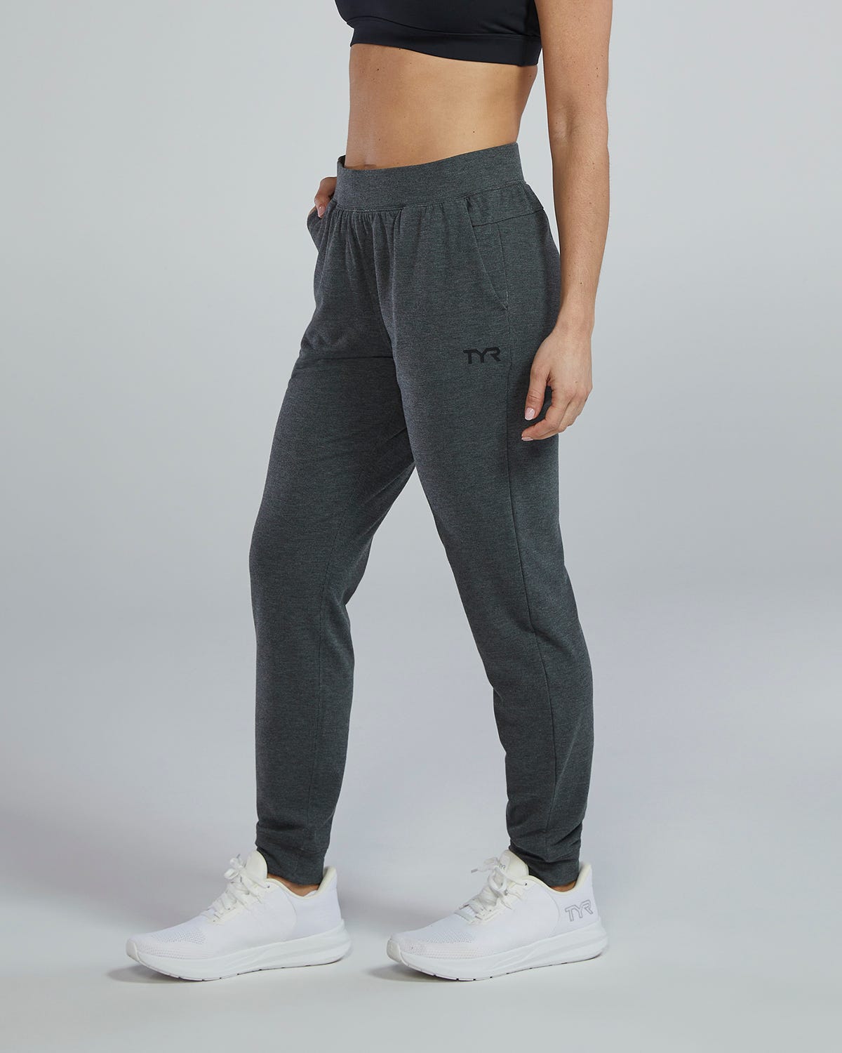 TYR UltraSoftWomen's Midweight Terry A.M. Joggers - Solid / Heather