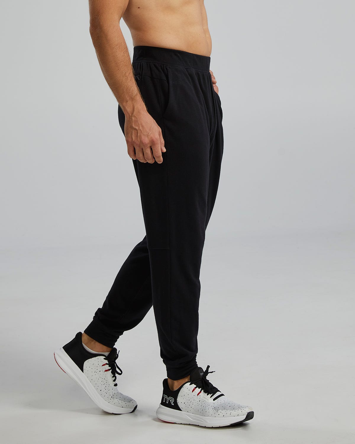 TYR UltraSoft Men's Midweight Terry A.M. Joggers - Solid / Heather