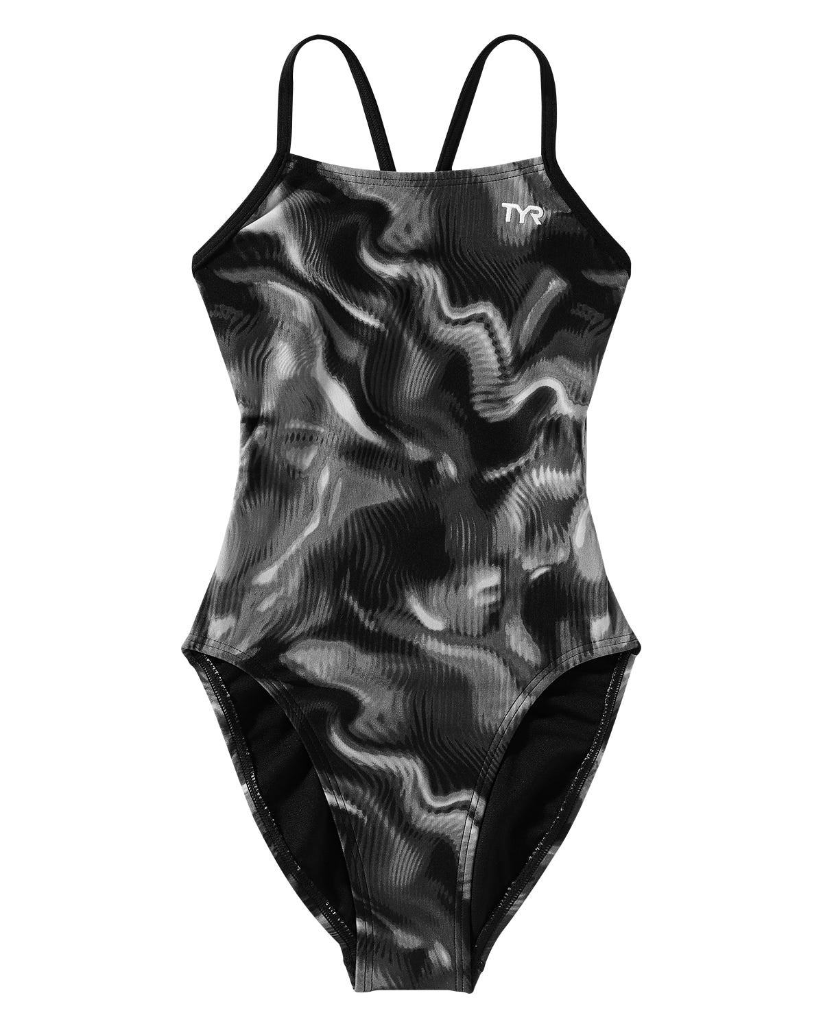 TYR Durafast Elite® Girl's Cutoutfit Swimsuit - Waveform