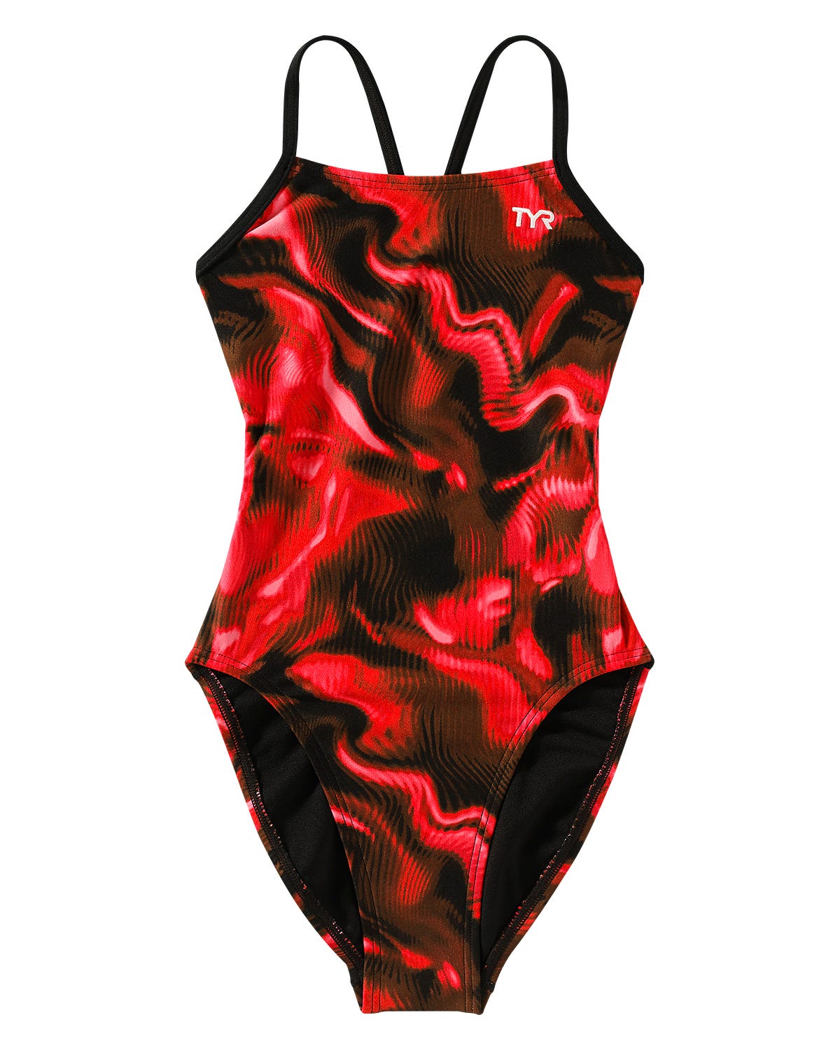 TYR Durafast Elite® Girl's Cutoutfit Swimsuit - Waveform