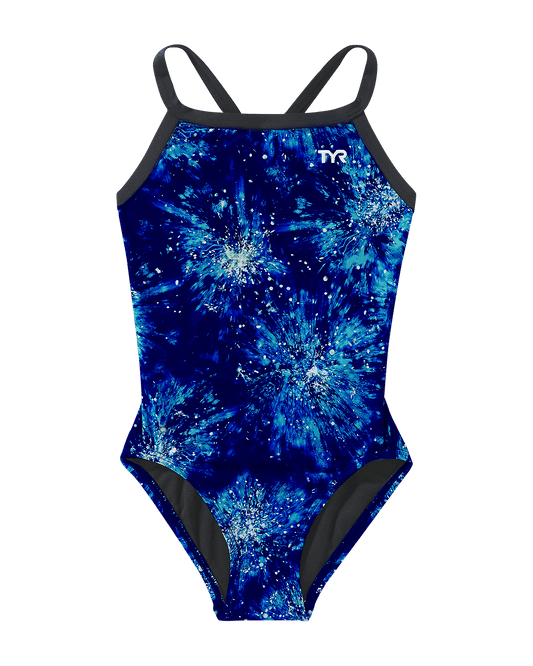 TYR Durafast Lite® Girls Diamondfit Swimsuit - Radiant Flare
