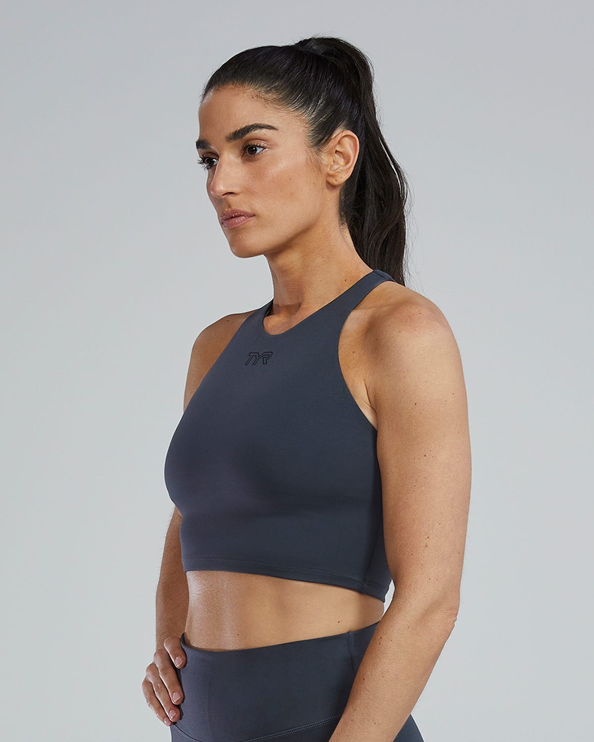 Joule Elite Cropped High Neck Sports Bra