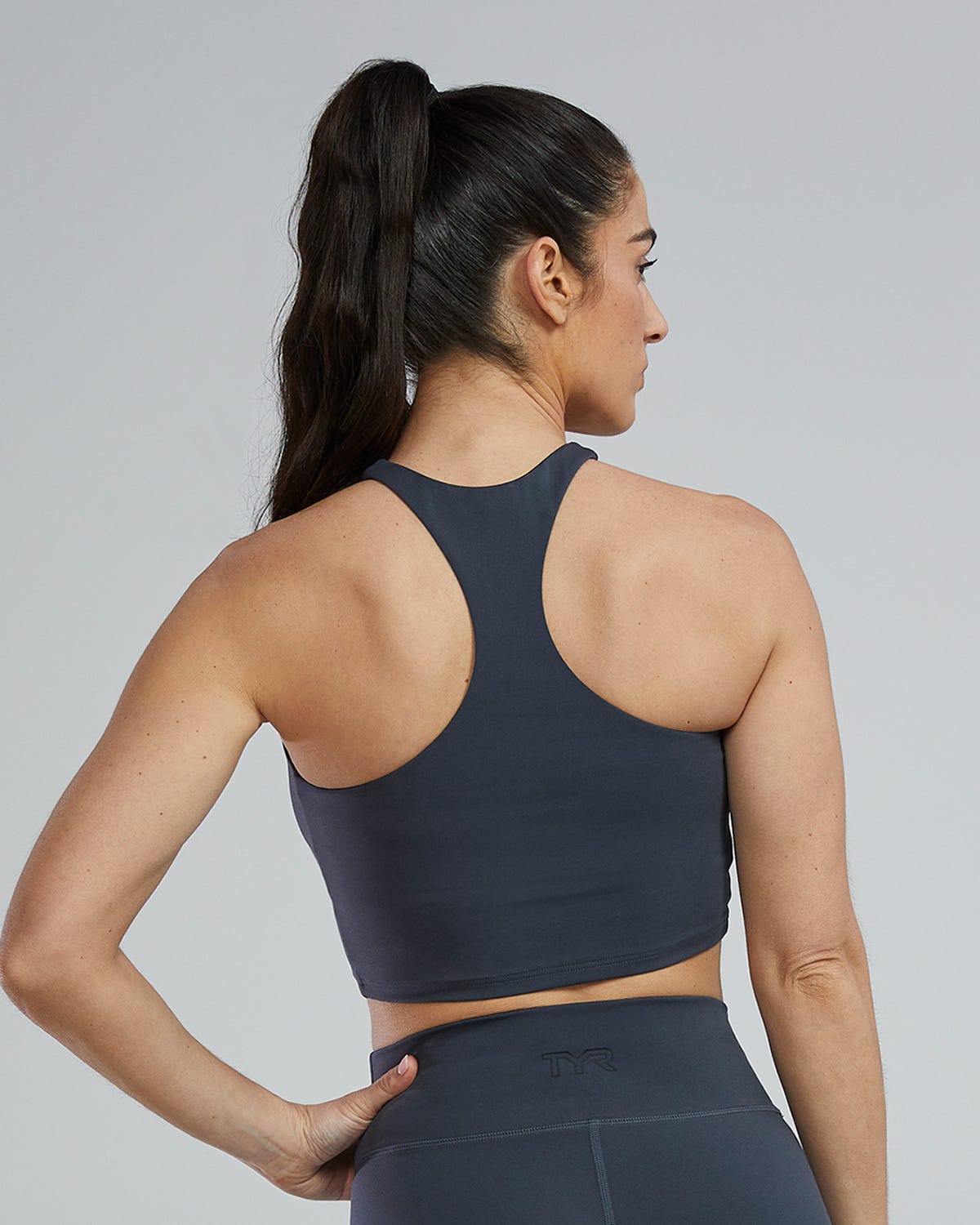 Joule Elite Cropped High Neck Sports Bra