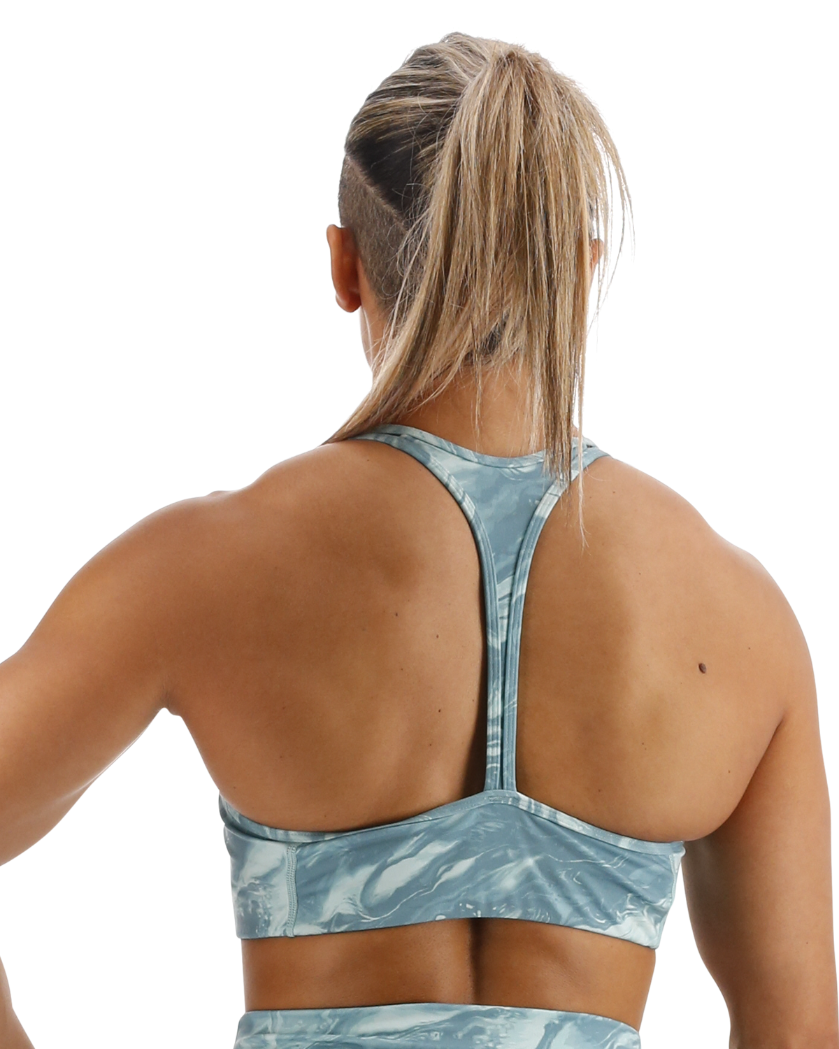 TYR Base Kinetic™ Women's Racerback Sports Bra - Aqueous
