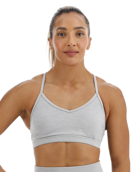 TYR Base Kinetic™ Women's V-Neck Sports Bra - Heather
