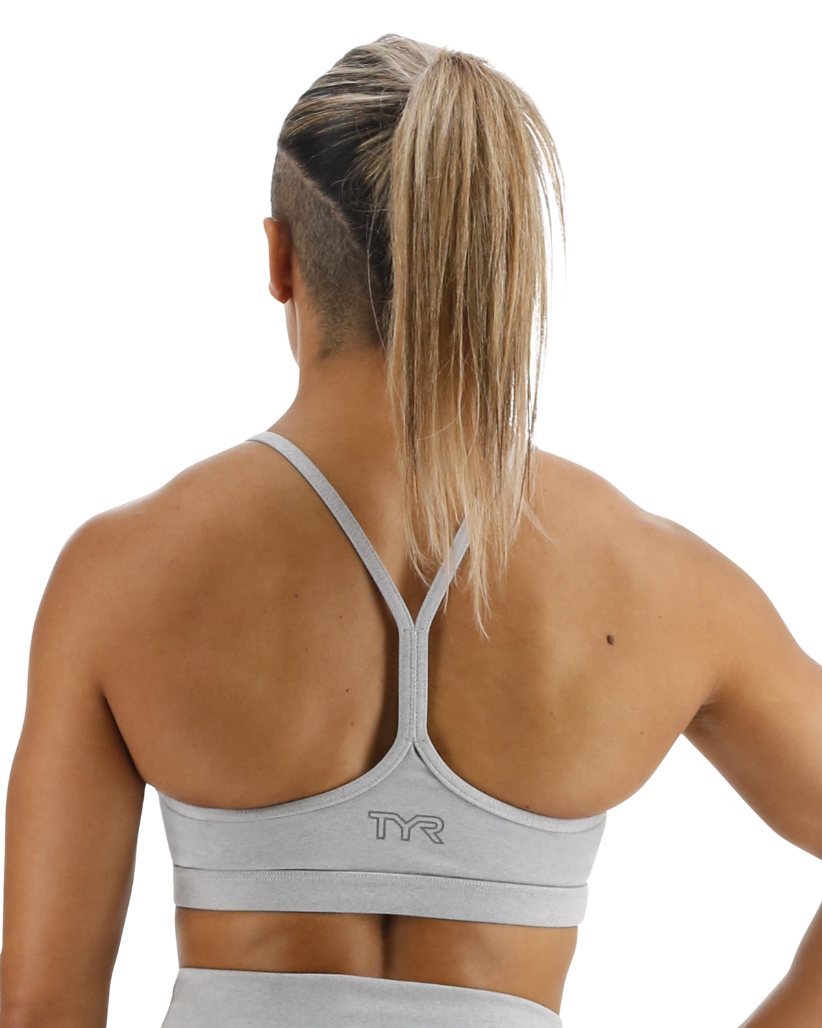 TYR Base Kinetic™ Women's V-Neck Sports Bra - Heather