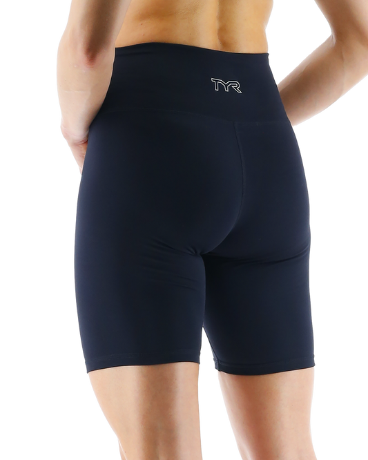 TYR Base Kineticª Women's High-Rise 8" Short - Solid