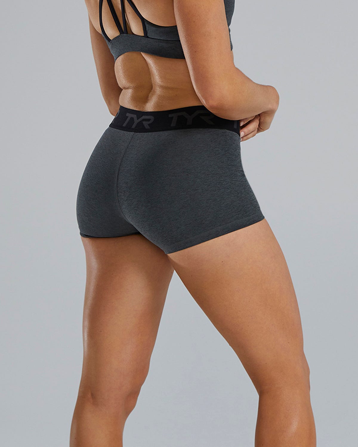 TYR Base Kineticª Women's 2" Mid-Rise Logo Short