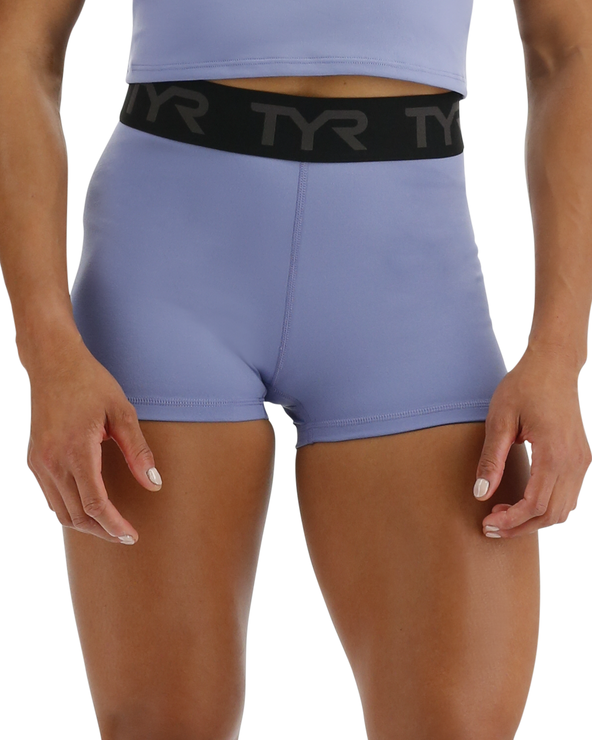 TYR Base Kineticª Women's 2" Mid-Rise Logo Short