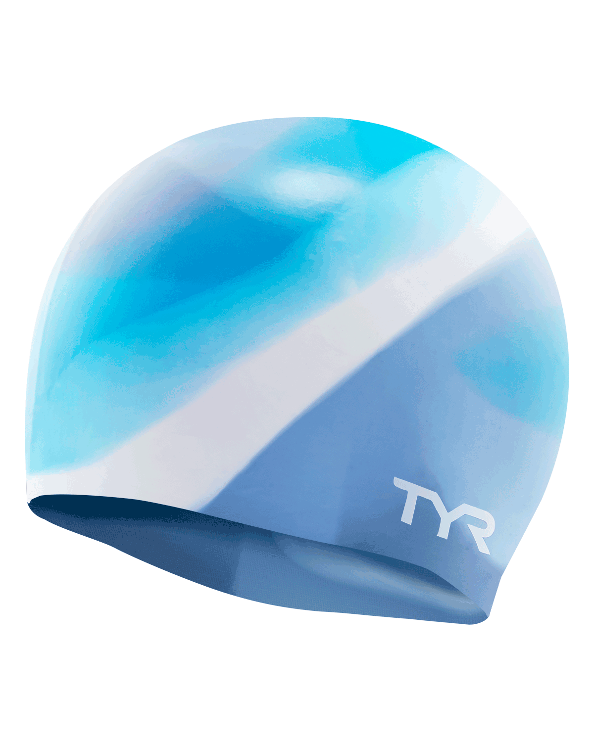 TYR Youth Silicone Swim Cap - Tie Dye