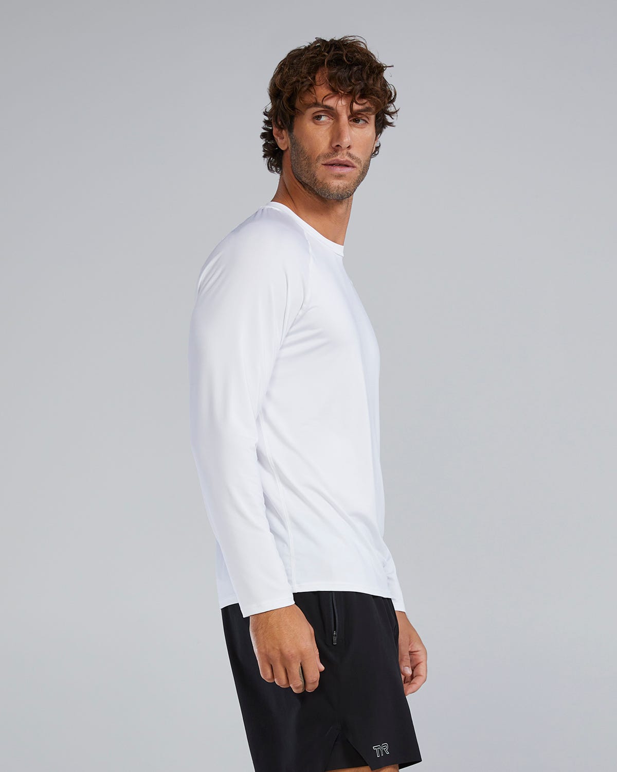 TYR ClimaDry™ Men's Raglan Long Sleeve Tech Tee - Solid / Heather