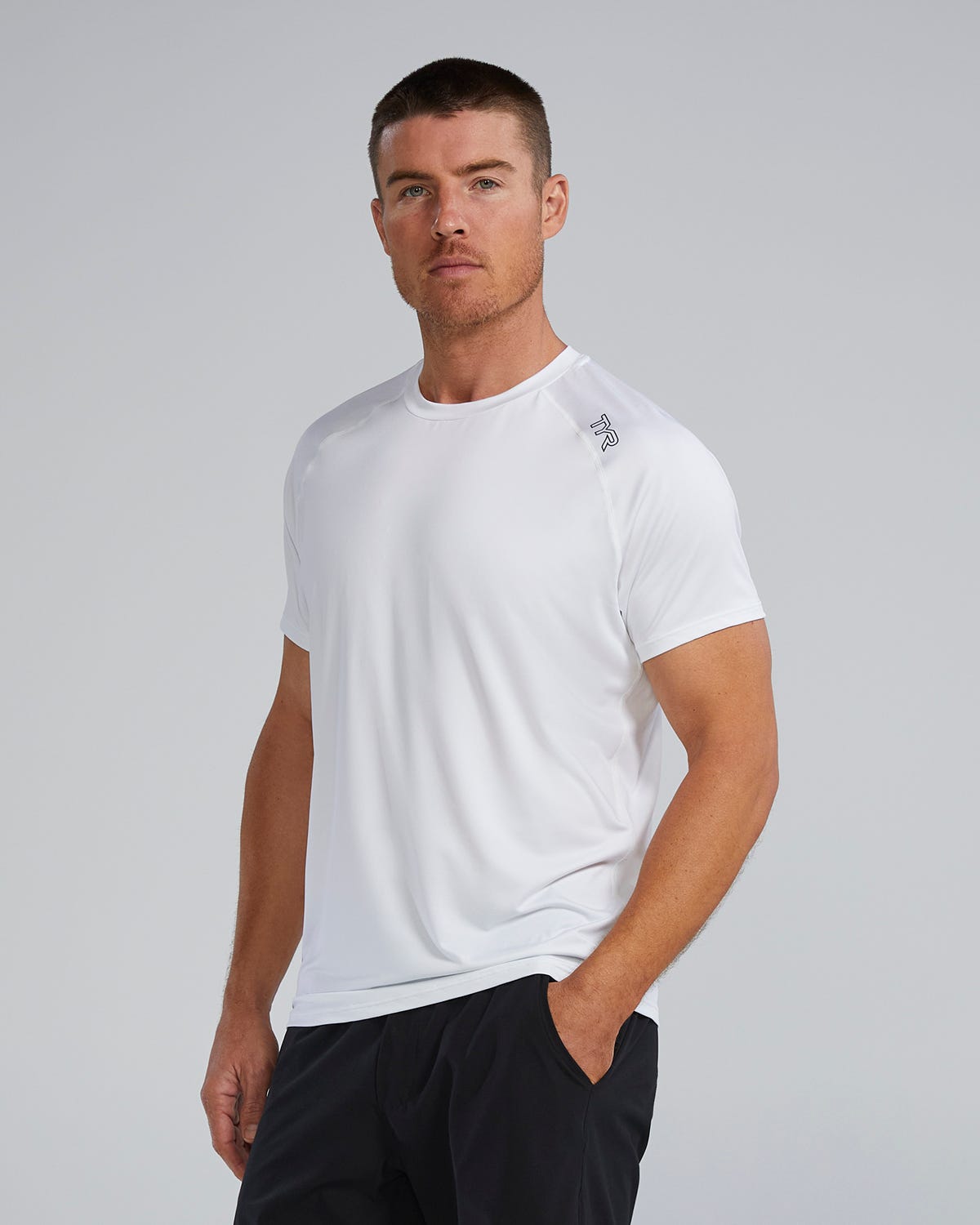 TYR ClimaDry™ Men's Raglan Tech Tee - Solid / Heather