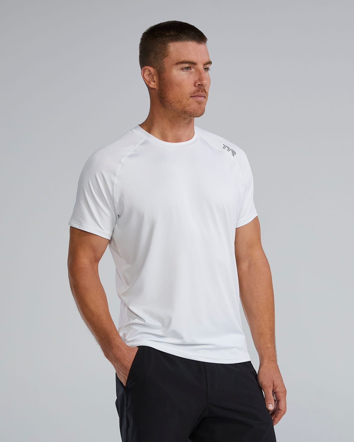 TYR ClimaDry™ Men's Raglan Tech Tee - Solid / Heather