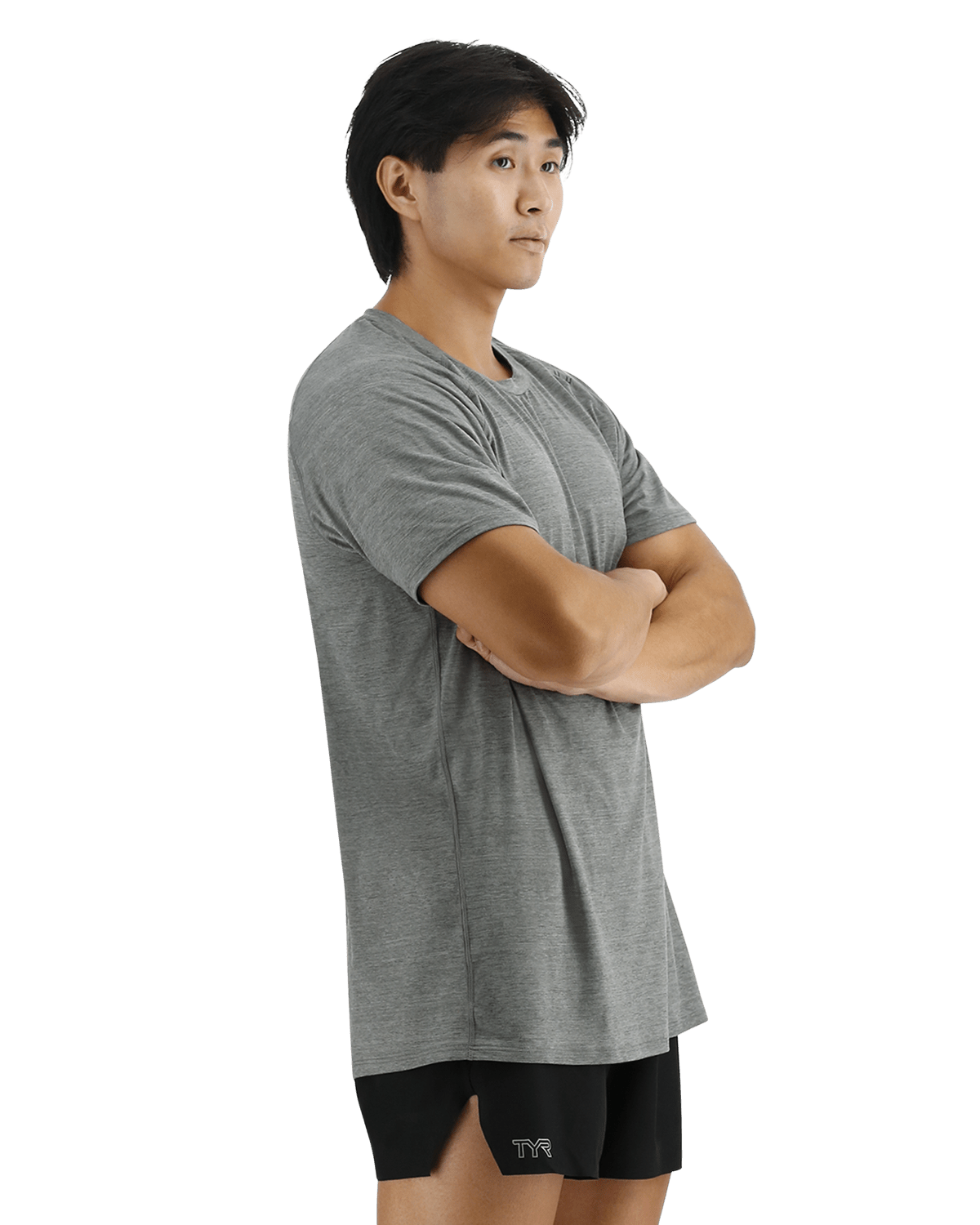 TYR ClimaDry™ Men's Raglan Tech Tee - Solid / Heather
