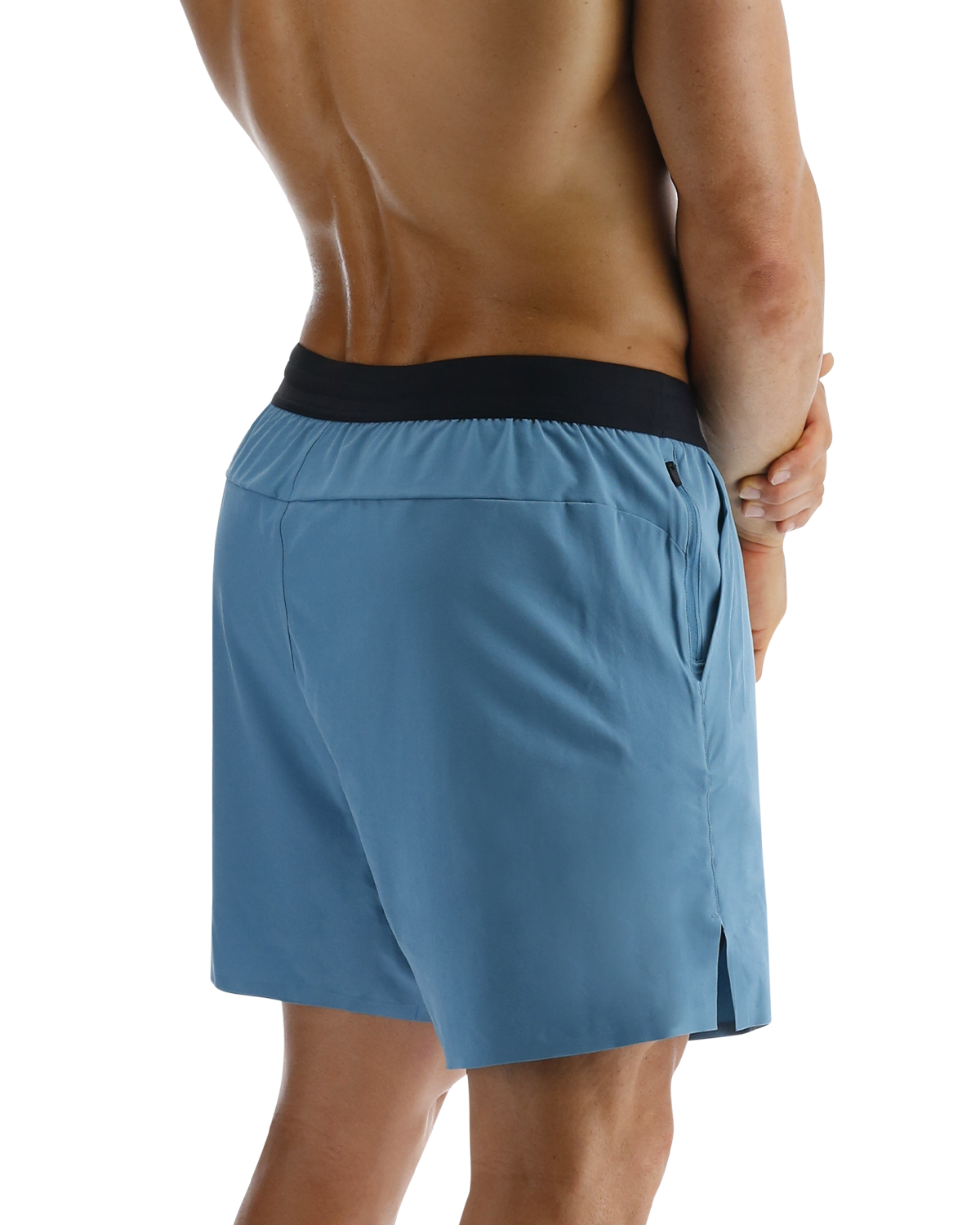 TYR Hydrosphereª Men's Lined 9" Unbroken Big Logo Shorts - Solid