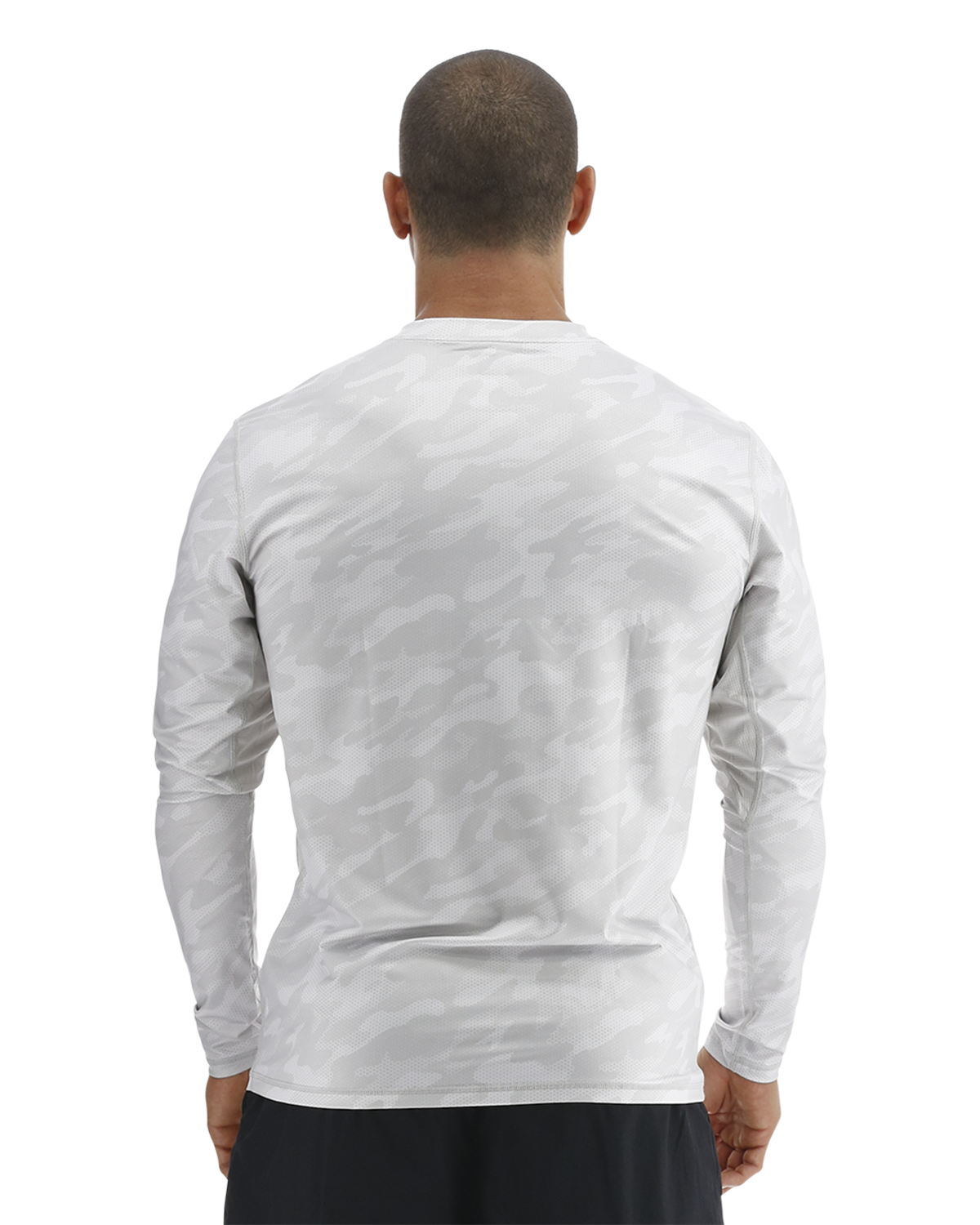 TYR SunDefense™ Men's Vented Long Sleeve Crew Shirt - Camohex