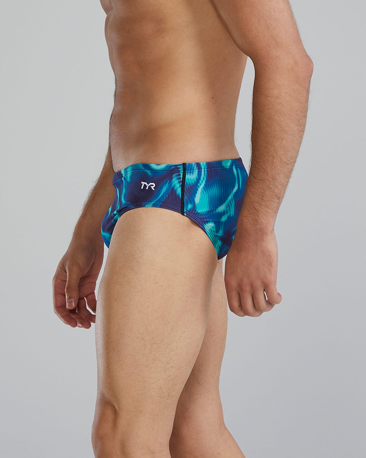 TYR Durafast Elite® Men's Brief Swimsuit - Waveform