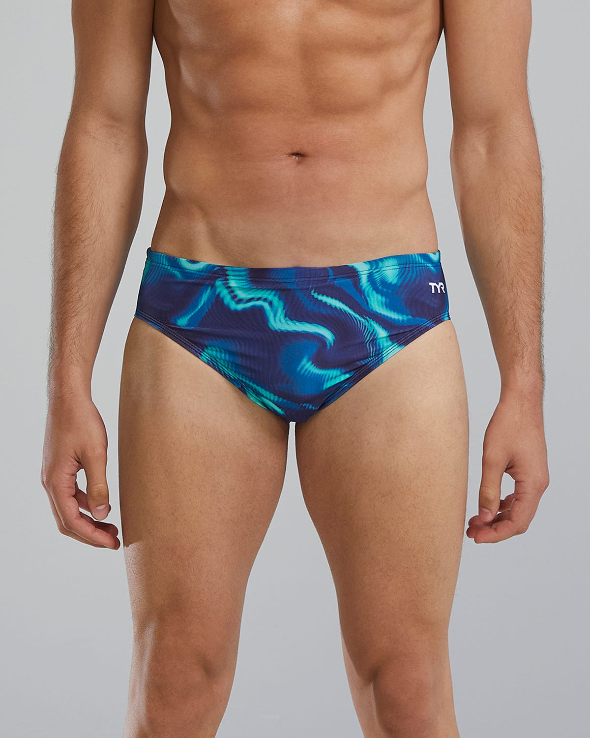 TYR Durafast Elite® Men's Brief Swimsuit - Waveform