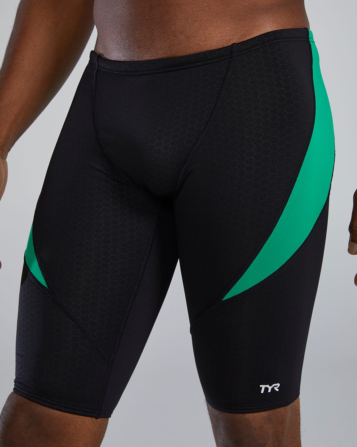 TYR Durafast Elite® Men's Curve Splice Jammer Swimsuit - Hexa