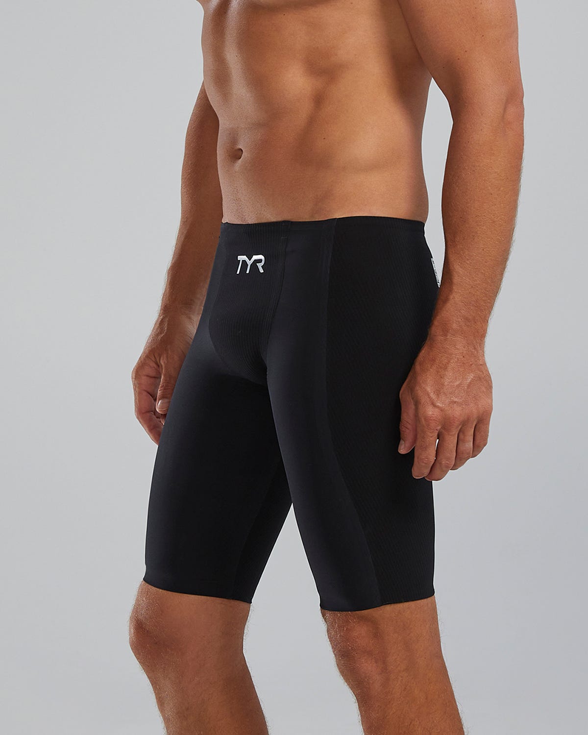 TYR Men's Shockwave High-Waist Jammer Swimsuit - Solid