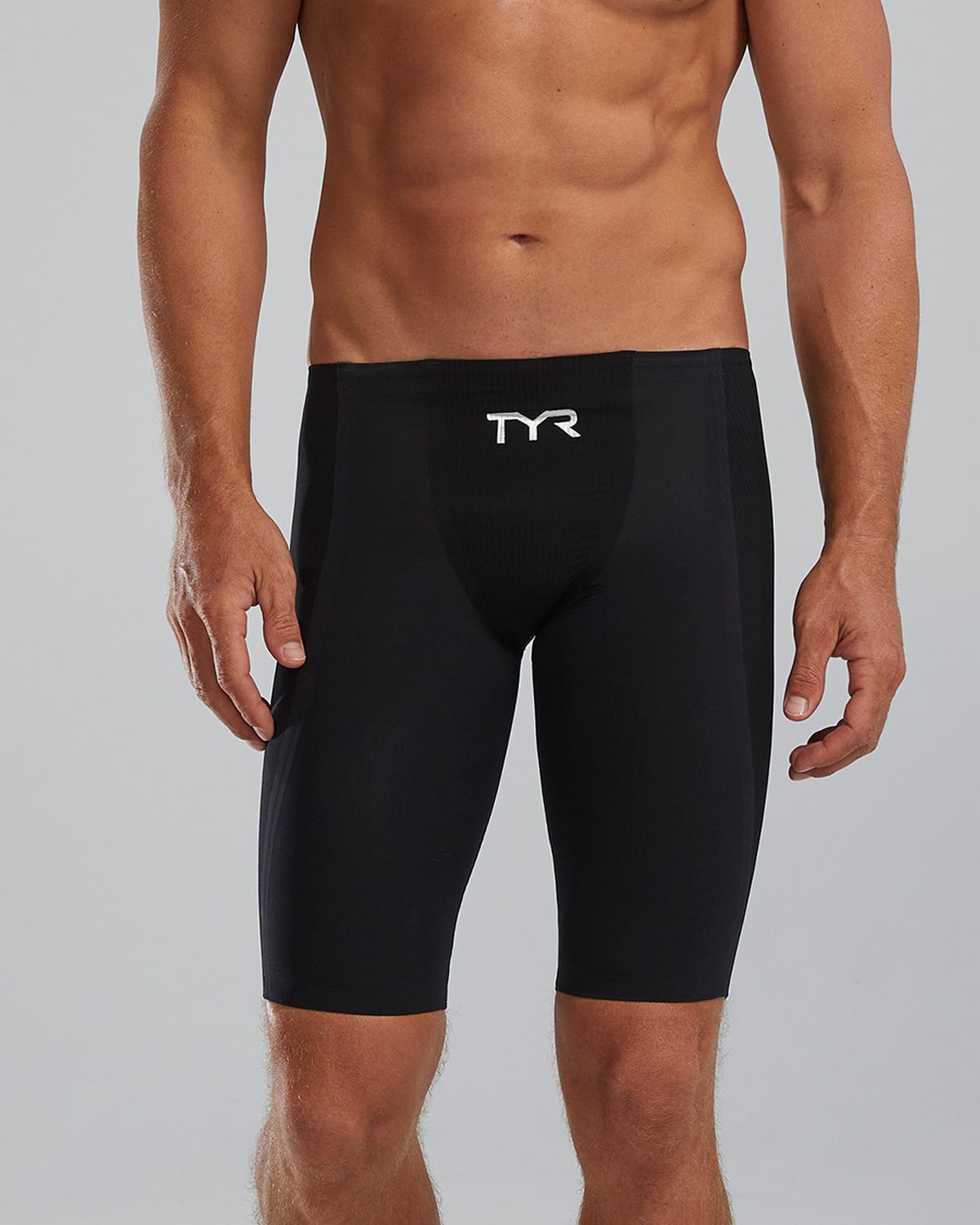 TYR Men's Shockwave High-Waist Jammer Swimsuit - Solid