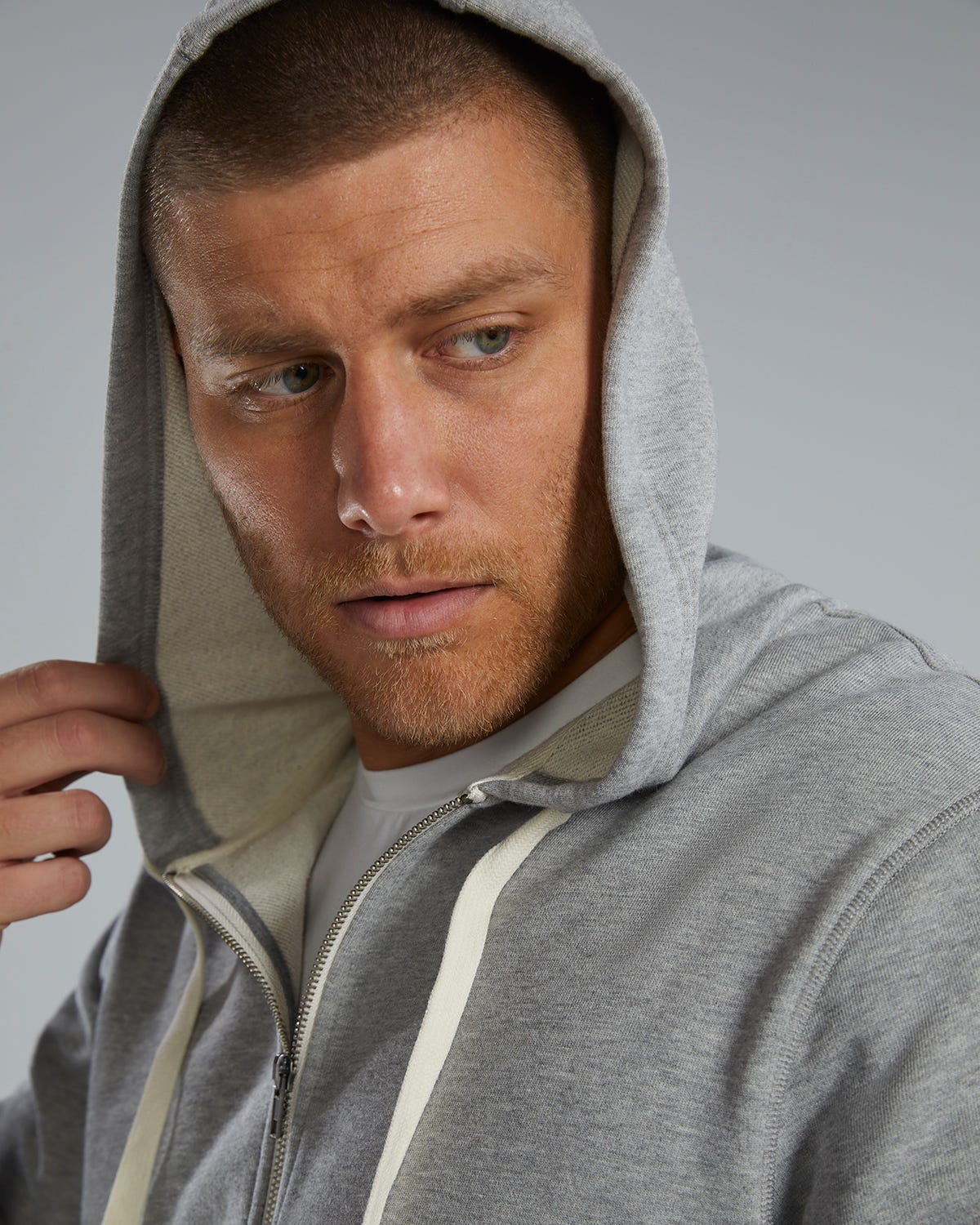 TYR UltraSoft Men's Heavyweight Terry Full-Zip Hoodie - Solid