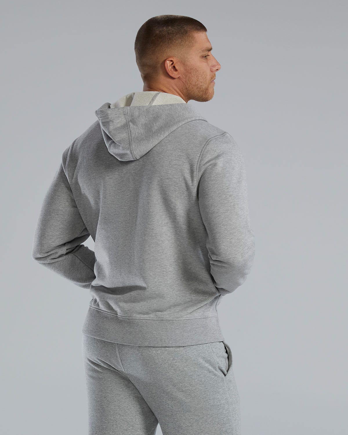 TYR UltraSoft Men's Heavyweight Terry Full-Zip Hoodie - Solid