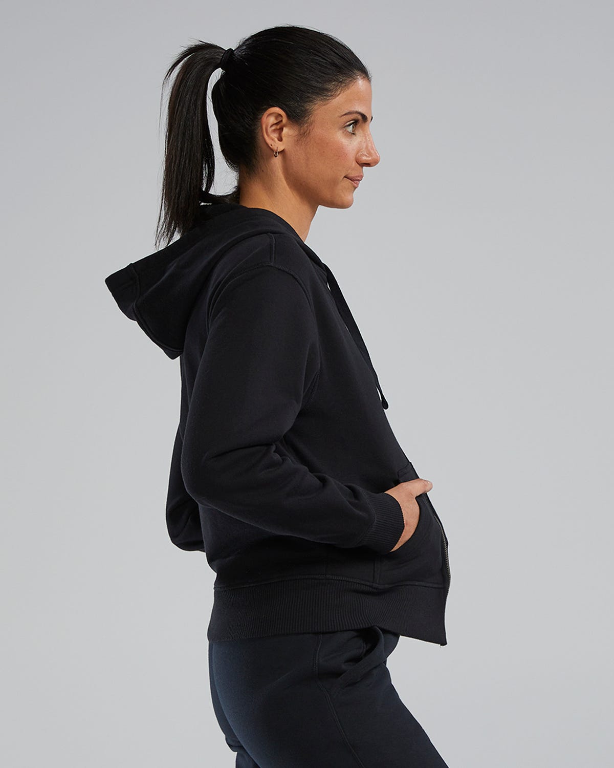 TYR UltraSoft Women's Heavyweight Terry Full-Zip Hoodie - Solid