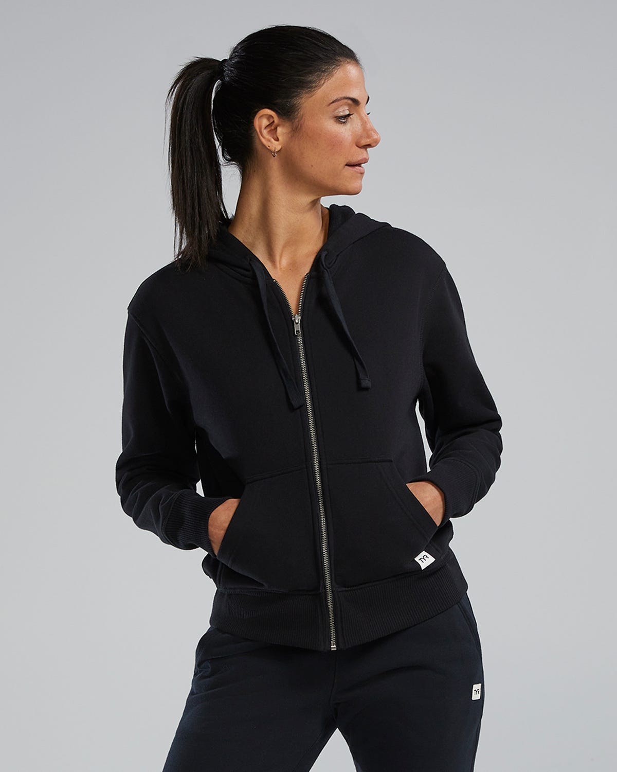 TYR UltraSoft Women's Heavyweight Terry Full-Zip Hoodie - Solid