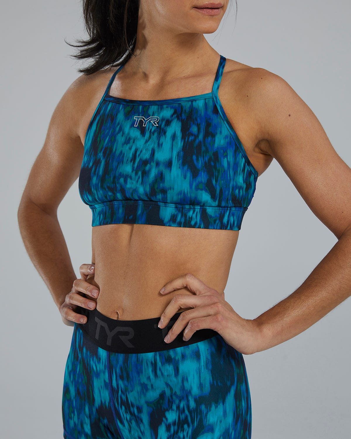 TYR Base Kinetic™ Women's High Neck Sports Bra - Ripplex