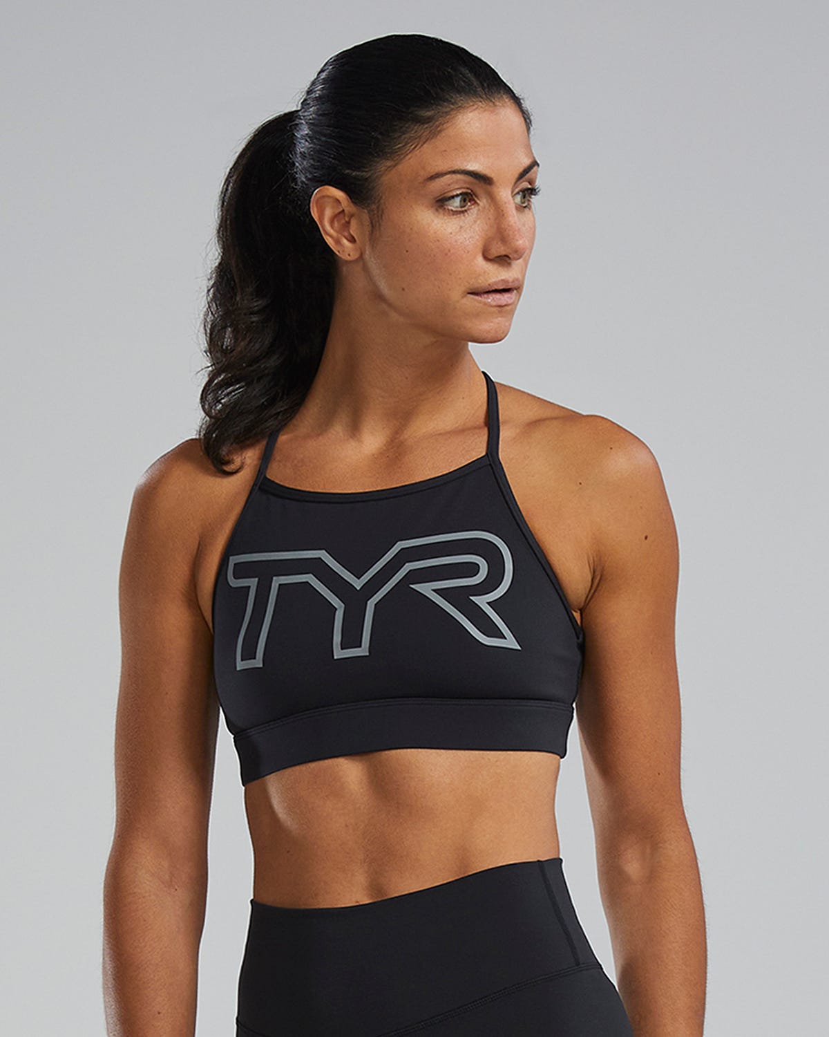 TYR Joule Elite™ Women's High Neck Sports Bra - Solid