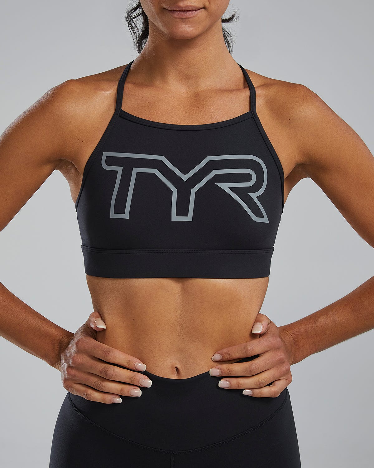 TYR Joule Elite™ Women's High Neck Sports Bra - Solid