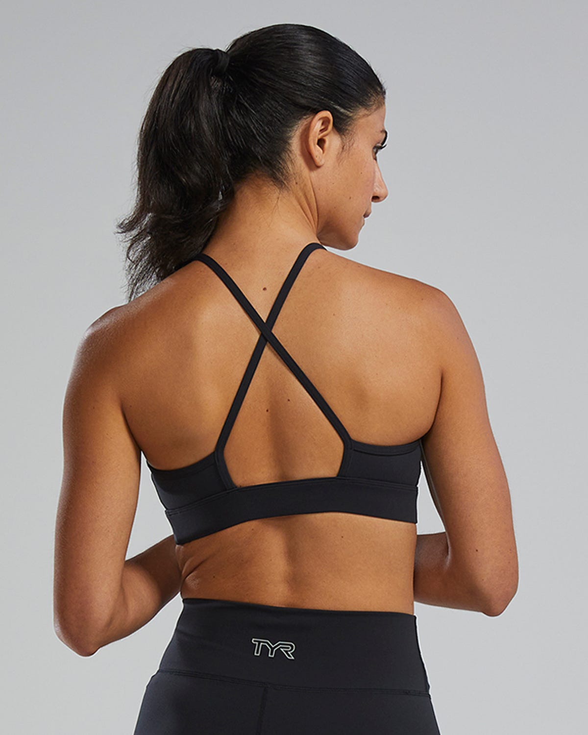 TYR Joule Elite™ Women's High Neck Sports Bra - Solid