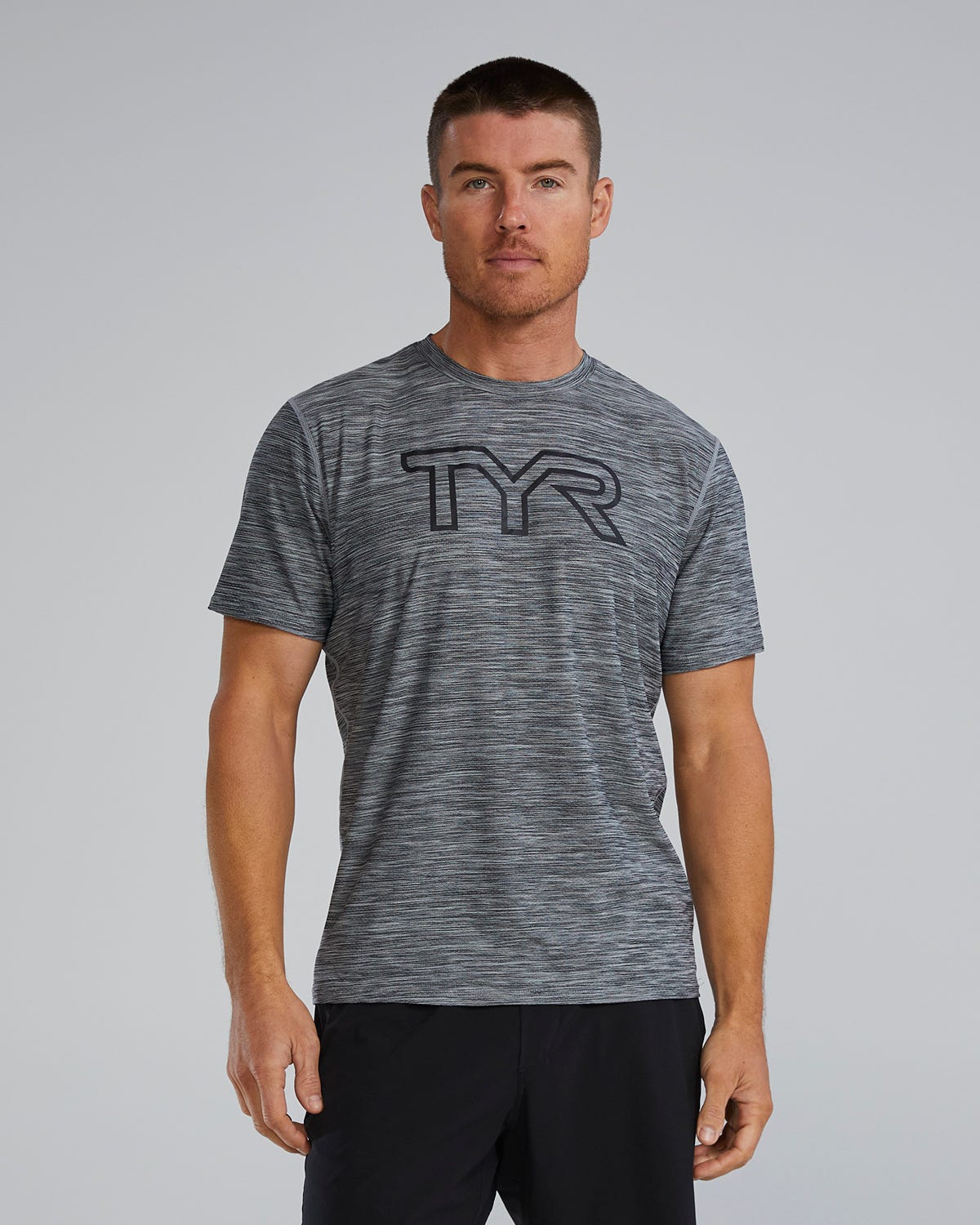 TYR Airtec™ Men's Big Logo Tee - Solid / Heather