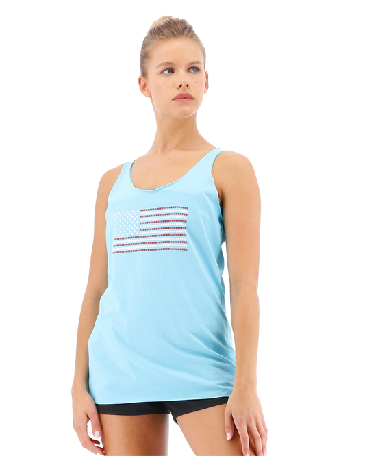 TYR Women's Graphic Tee - American Lanes