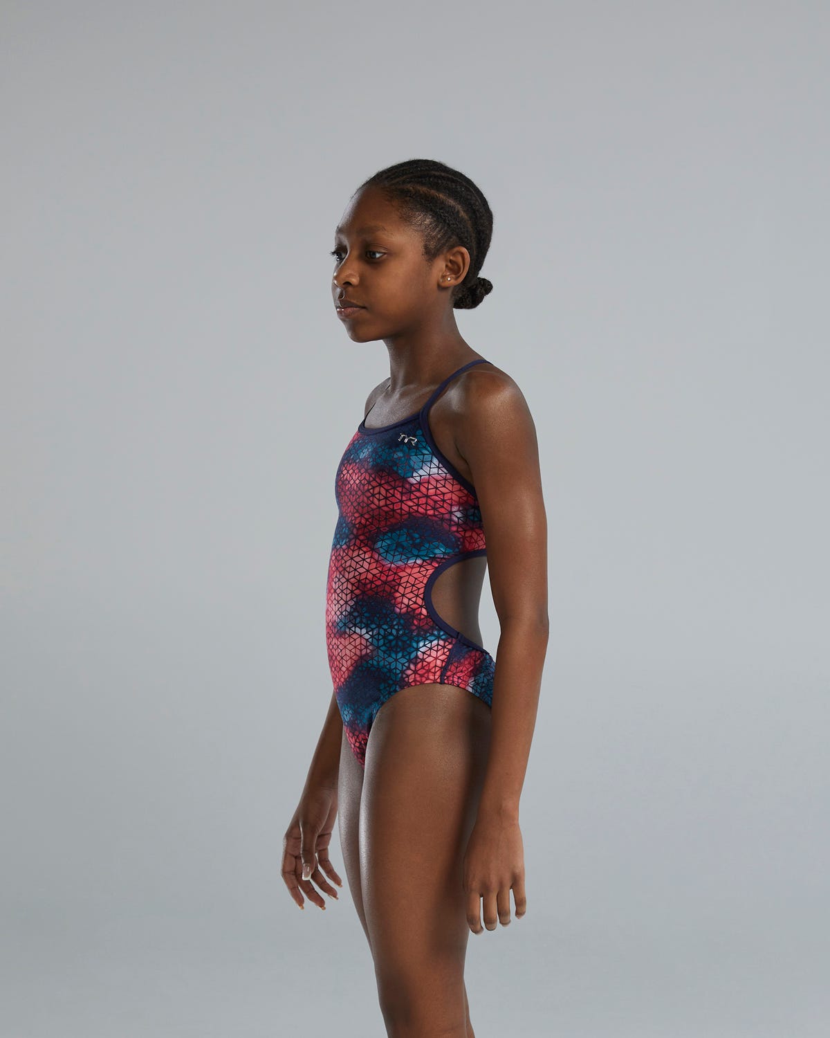TYR Durafast Elite® Girls' Trinityfit Swimsuit - Starhex