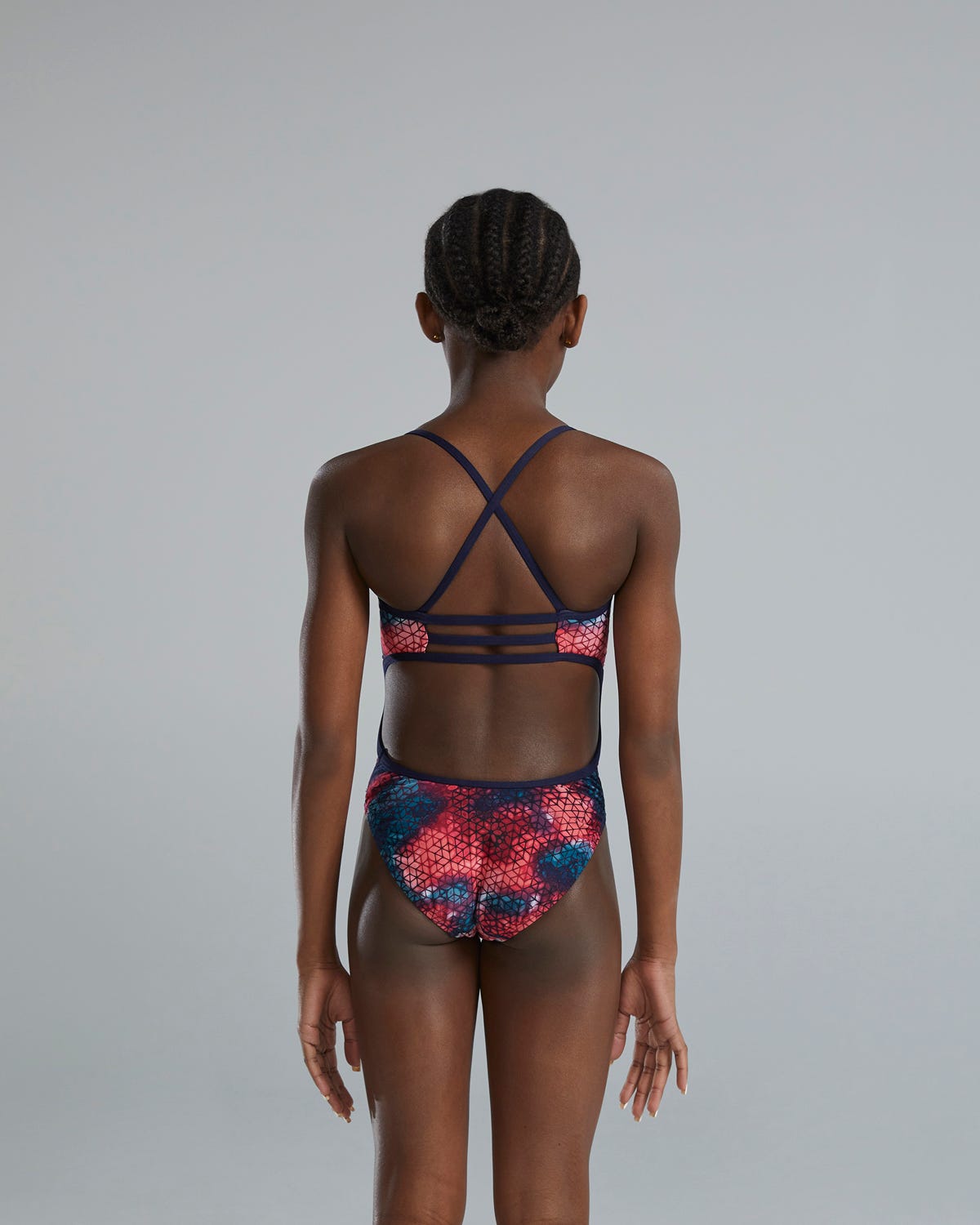 TYR Durafast Elite® Girls' Trinityfit Swimsuit - Starhex