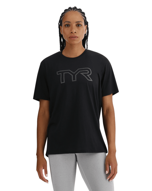 TYR UltraSoft Women's Big Logo Tri-Blend Tech Tee